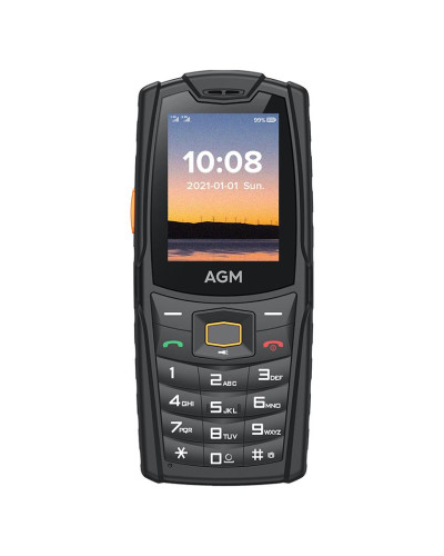 AGM M6 Black Russian Keyboard: Compact and Convenient.