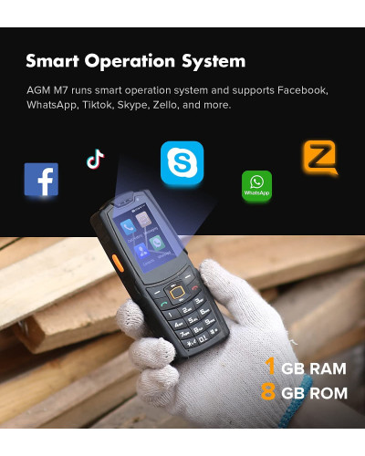 AGM M7 Black Keyboard with English Layout