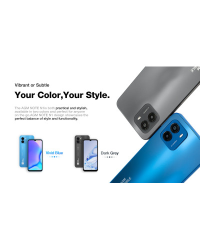 AGM NOTE N1: Blue 128GB - Your Perfect Companion!