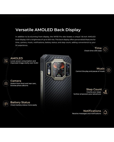 Oukitel WP30 Pro 12/512GB Black