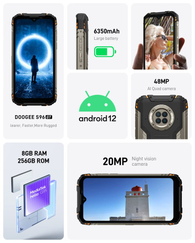 Смартфон DOOGEE S96GT 8/256GB Orange