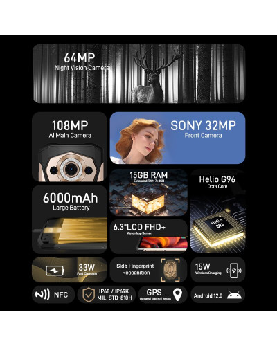 Смартфон DOOGEE S99 8/128GB Gold