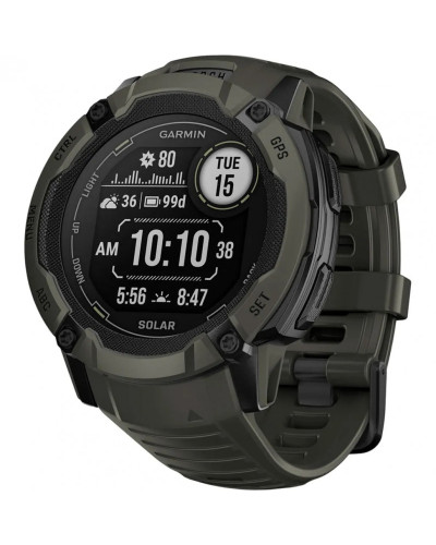 Смарт-годинник Garmin Instinct 2X Solar Moss (010-02805-15/05)