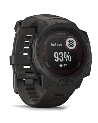 Смарт-годинник Garmin Instinct Solar Graphite (010-02293-00)