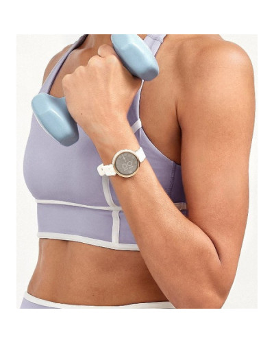 Смарт-годинник Garmin Lily Sport Edition - Cream Gold Bezel with Dust Rose Case and S. Band (010-02384-03/13)