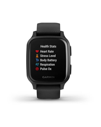 Смарт-годинник Garmin Venu Sq Music Edition Black/Slate (010-02426-10/00)