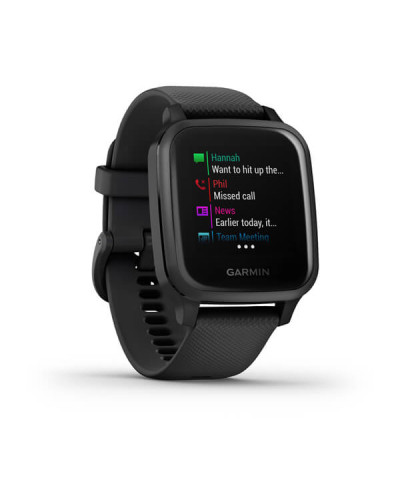 Смарт-годинник Garmin Venu Sq Music Edition Black/Slate (010-02426-10/00)
