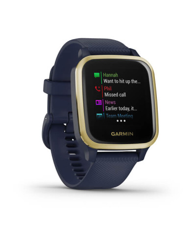 Смарт-годинник Garmin Venu Sq Music Edition Navy/Gold (010-02426-12/02)