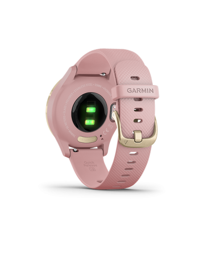 Смарт-годинник Garmin Vivomove 3s Light Gold Stainless Steel Bezel w. Dust Rose and Silicone B. (010-02238-01)