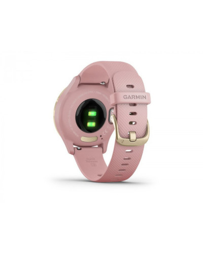 Смарт-годинник Garmin Vivomove 3s Rose Gold Stainless Steel Bezel w. Navy and Silicone B. (010-02238-03)