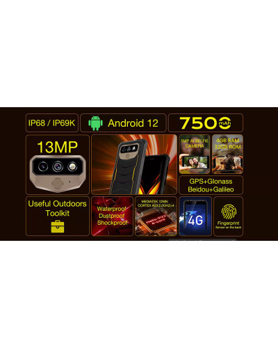 Смартфон Hotwav T5 Pro 4/32GB Grey