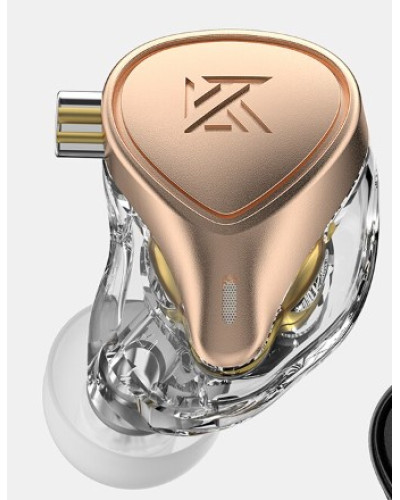 Навушники KZ ZEX Pro з мікрофоном gold