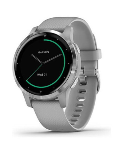 Смарт-годинник Garmin vivoactive 4S Powder Gray/Silver (010-02172-03/010-02172-01)