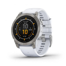 Смарт-годинник Garmin Epix Pro Gen 2 Sapphire 47mm Titanium w. Whitestone Band (010-02803-20/21)