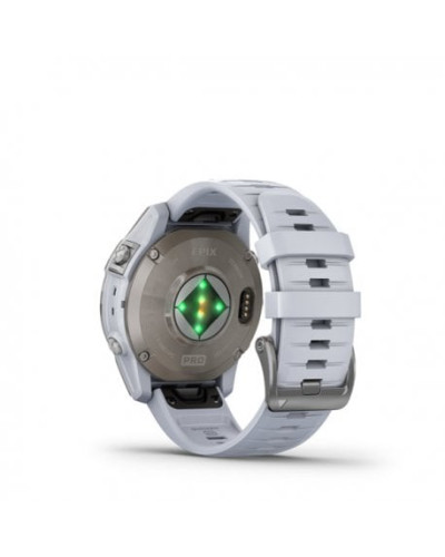 Смарт-годинник Garmin Epix Pro Gen 2 Sapphire 47mm Titanium w. Whitestone Band (010-02803-20/21)