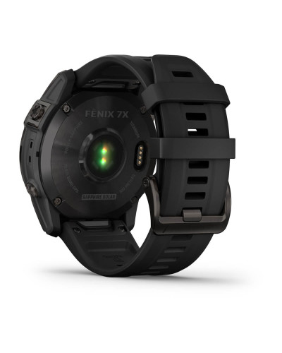 Смарт-годинник Garmin Epix Pro Gen 2 Sapphire 47mm Carbon G. DLC Tit. with Black Band (010-02803-10/11)
