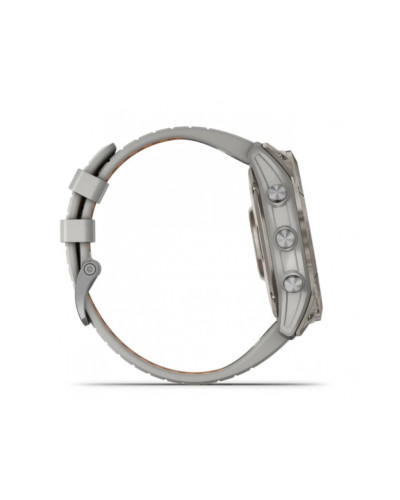 Смарт-годинник Garmin Fenix 7X Pro Sapphire Solar Titanium w. Fog Gray/Ember O. Band (010-02778-14/15)