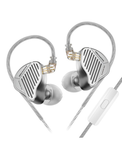 Навушники KZ PR1 HiFi з мікрофоном silver