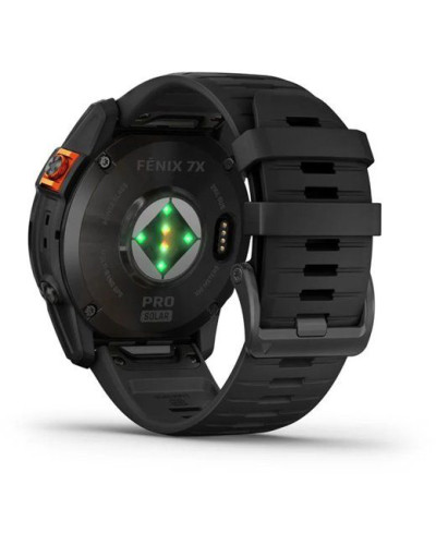 Смарт-годинник Garmin Fenix 7 Pro Sapphire Solar Carbon G. DLC Tit. with Black Band (010-02777-10/11)