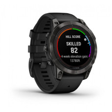Смарт-годинник Garmin Fenix 7 Pro Sapphire Solar Carbon G. DLC Tit. with Black Band (010-02777-10/11)