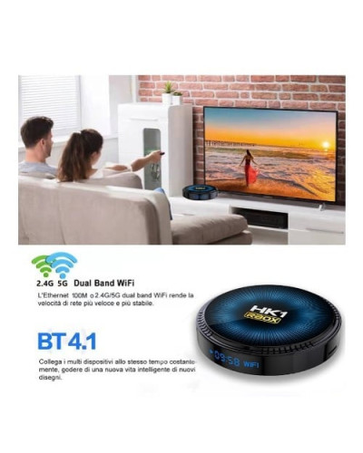 Смарт ТБ приставка HK1 RBOX W2 4/32Gb