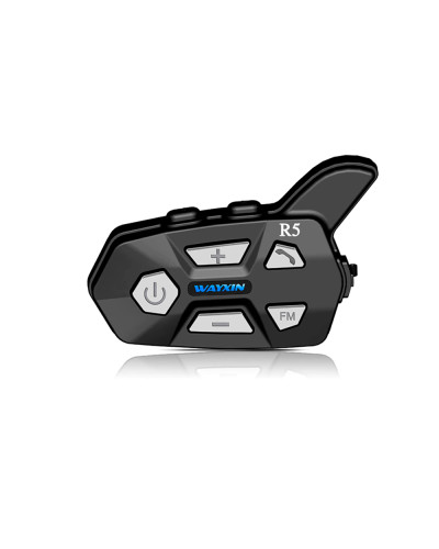 Bluetooth гарнітура для мотошлема WAYXIN R5 комплект 2шт. IPX6, Bluetooth 5.0