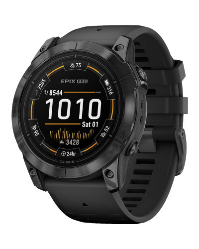 Смарт-годинник Garmin Epix Pro Gen 2 51mm Slate Gray w. Black Band (010-02804-20/21)