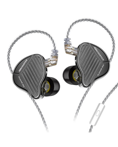 Навушники KZ PR1 Pro з мікрофоном black