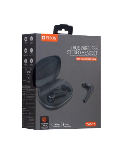Блютуз Стерео Гарнитура Yison TWS-T2