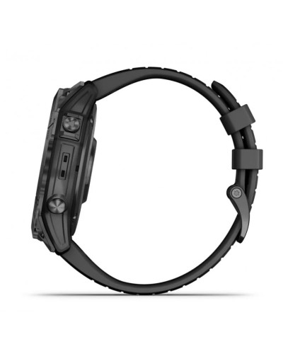 Смарт-годинник Garmin Epix Pro Gen 2 Sapphire 51mm Carbon G. DLC Tit. with Black Band (010-02804-00/01)
