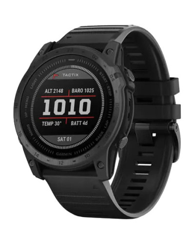 Смарт-годинник Garmin Tactix 7 – Standard Edition Premium Tactical GPS Watch with Silicone Band (010-02704-00/01)