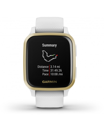 Смарт-годинник Garmin Venu Sq White/Light Gold (010-02427-11)