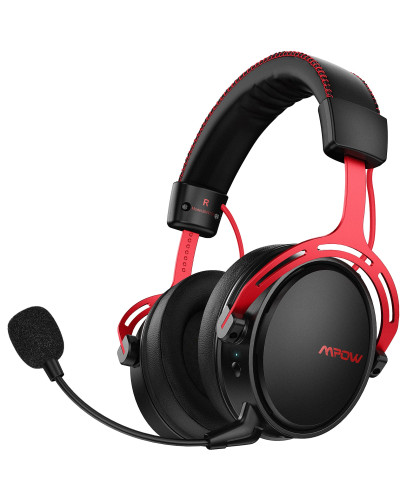 Навушники Mpow Air BH415A black-red