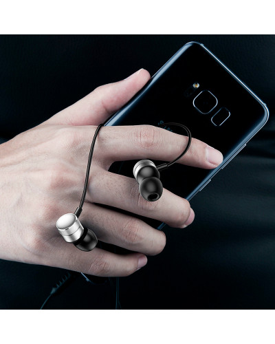 Навушники Baseus H04 silver