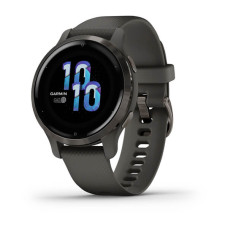 Смарт-годинник Garmin Venu 2S Slate Bezel with Graphite Case and Silicone Band (010-02429-10/00)