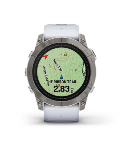 Смарт-годинник Garmin Epix Pro Gen 2 Sapphire 51mm Titanium w. Whitestone Band (010-02804-10/11)