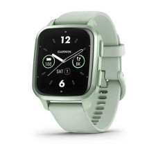Смарт-годинник Garmin Venu Sq 2 Metallic Mint Aluminum Bezel with Cool Mint Case and Silicone Band (010-02701-02/12)