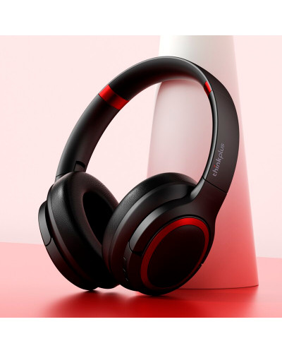 Навушники Lenovo TH40 black-red