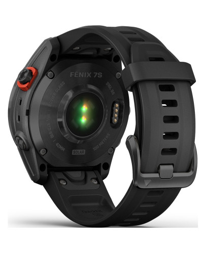 Смарт-годинник Garmin Fenix 7S Solar Slate Gray with Black Band (010-02539-12/13)