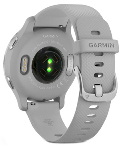 Смарт-годинник Garmin Venu 2S Silver Stainless Steel Bezel with Mist Gray Case and Silicone Band (010-02429-12/)