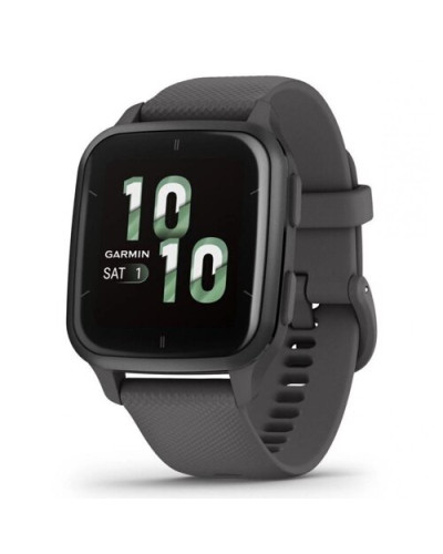 Смарт-годинник Garmin Venu Sq 2 Slate Aluminum Bezel with Shadow Gray Case and Silicone Band (010-02701-00/10)