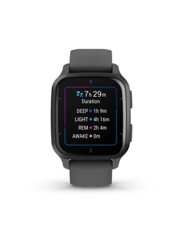 Смарт-годинник Garmin Venu Sq 2 Slate Aluminum Bezel with Shadow Gray Case and Silicone Band (010-02701-00/10)