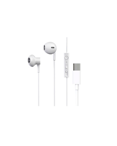 Навушники Lenovo QF310 type-c white