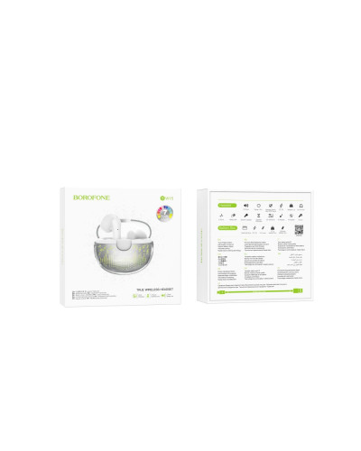 Блютуз Стерео Гарнитура Borofone BW15