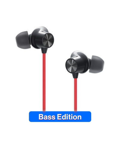 Навушники OnePlus Bullets Wireless Z Bass Edition black-red