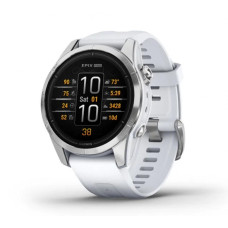 Смарт-годинник Garmin Epix Pro Gen 2 42mm Silver w. Whitestone Band (010-02802-00/01)