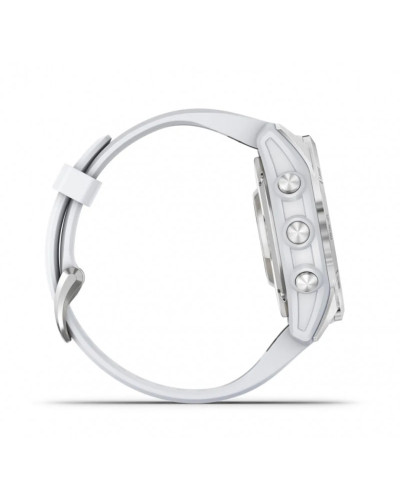 Смарт-годинник Garmin Epix Pro Gen 2 42mm Silver w. Whitestone Band (010-02802-00/01)