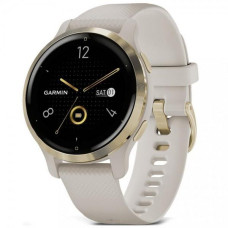 Смарт-годинник Garmin Venu 2S Light Gold Stainless Steel Bezel with Light Sand Case and Silicone Band (010-02429-01/11)