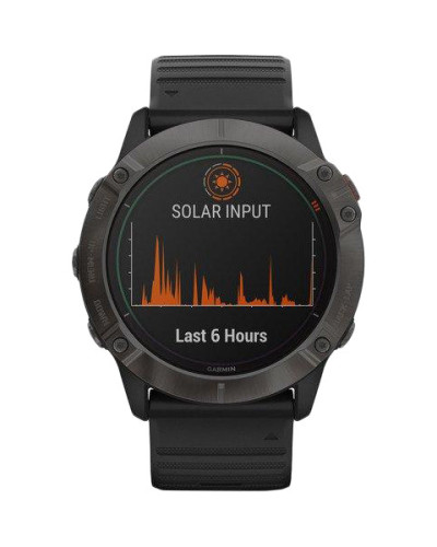Спортивний годинник Garmin Fenix 6X Pro Sapphire Black DLC with Chestnut Leather Band (010-02157-14)