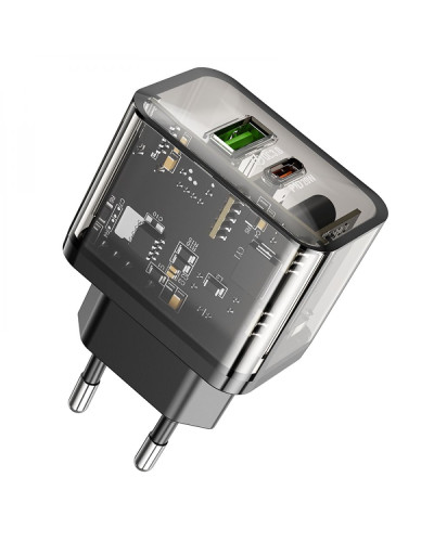 Сетевое Зарядное Устройство Hoco N34 Dazzling PD20W+QC3.0